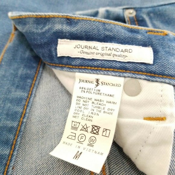 JOURNAL STANDARD MENS STRAIGHT FIT DENIM BLUE JEAN - Picture 4 of 6